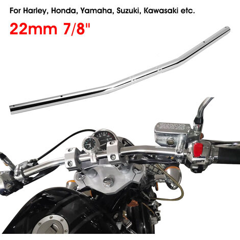 7/8'' 22mm Motorcycle Handlebar For Suzuki Honda CG125 GN125 JH70Chrome (1/4)