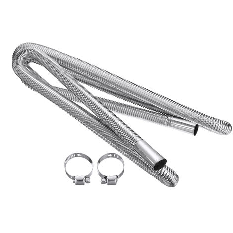 300cm Stainless Steel Exhaust Pipe Car Parking Air Heater Tank Diesel Gas Vent Hose (1/3)