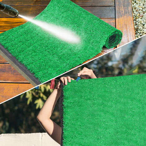 1.6x6.6ft 0.5x2m 15mm Thick Artificial turf Artificial Grass Rug Synthetic Turf Garden Lawn Carpet Mat