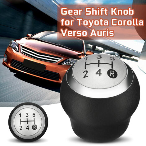 6 Speed Gear Stick Shift Knob For Toyota Corolla Verso Auris Aygo Yaris Avensis (1/4)