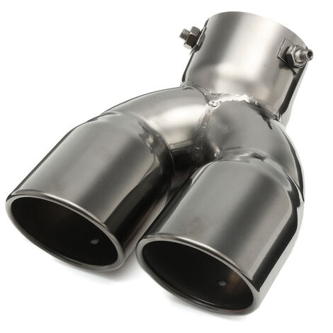 76mm 3 & laquo& raquoUniversal Car Twin Double Exhaust Rear Exhaust ...