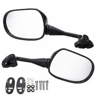 1 Pair Black Motorcycle Back Side Rear View Mirrors For HONDA CBR250R CBR300R CBR500R CBR600RR CBR1000RR