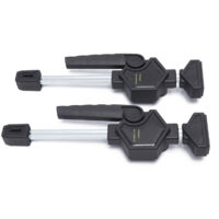 2PCS Quick Ratchet Release Speed Squeeze Woodworking Clamp Clip Kit Tool