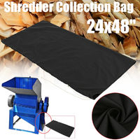 24X48 '' Black Wood Leaf Shredder Shredder Bag Collecting Crafts Mtd