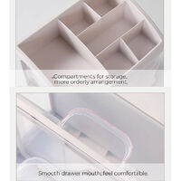1 pcs Cosmetic Receiving Box Transparent Makeup Organizer Storage Acrylic Organizer 1 layer