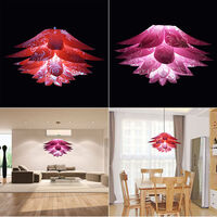 Plastic Lampshade Suitable For Chandelier Table Lamp red