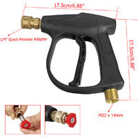 High Pressure Washer Gun 3000 PSI Car Washer Gun With 5 Nozzles for Car Pressure Power Washers