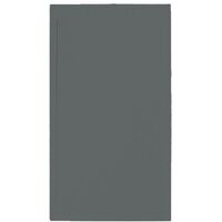 Piatto doccia in pietra SOLIDSTONE alto 2,8 cm con bordo - Antracite  Grafite nero - Misura: 80x100