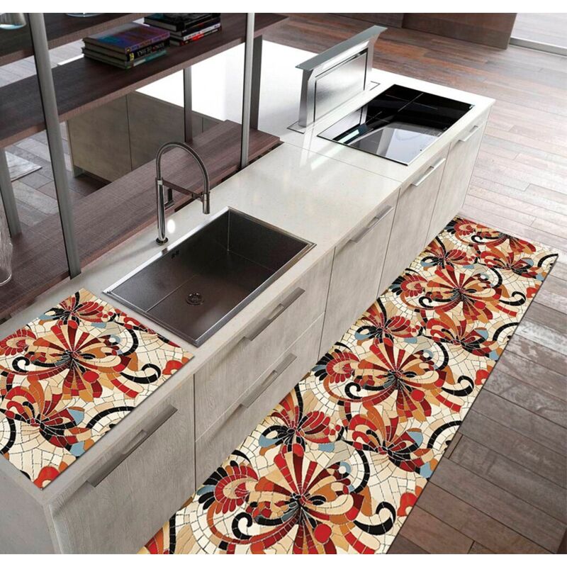 Tappetino Protettivo Per Cucina Wenko Pikant 60x52 Cm - Termoresistente E Antiscivolo In PVC Multicolore