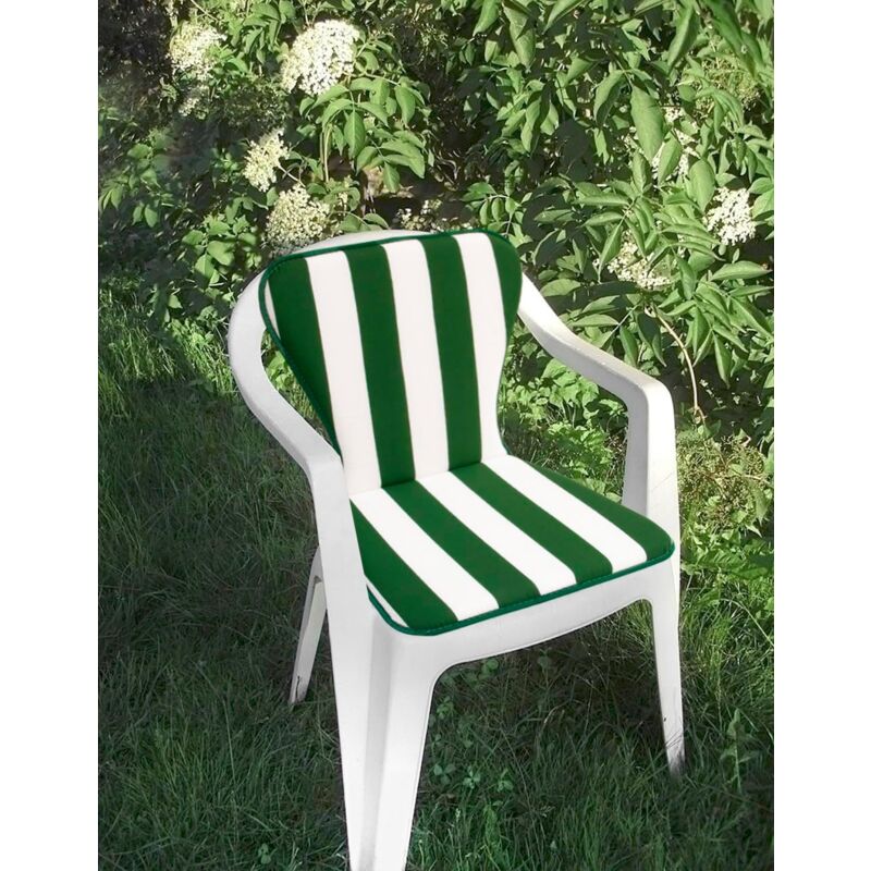 Cuscino Sedia 40x40cm - Morbido Trapuntato, Per Interni/Esterni, Cucina, Ufficio, Giardino, Spessore 8cm - Foto 4