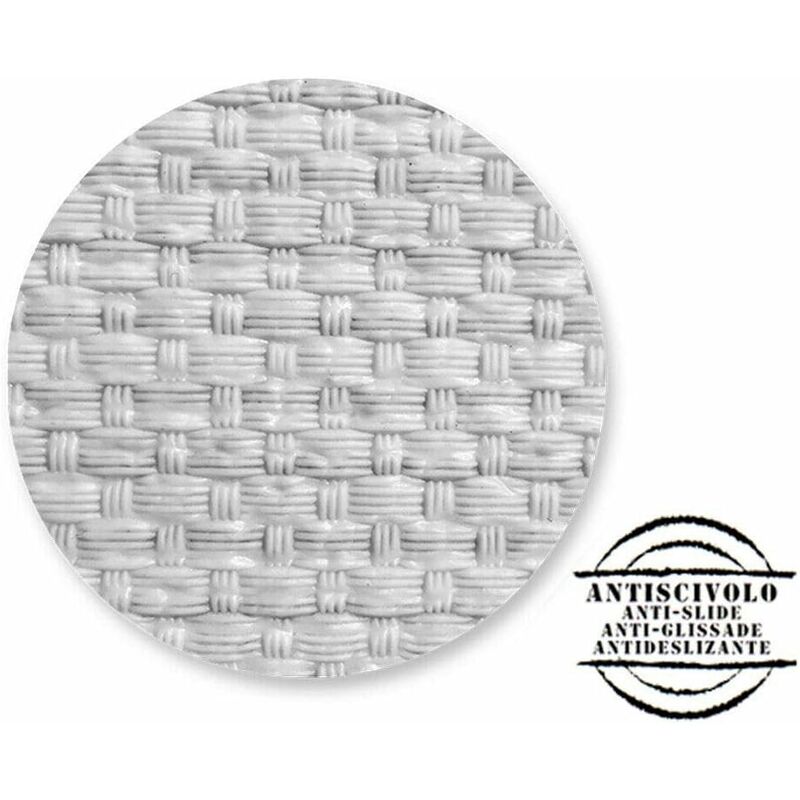 Tappeto Bagno Spirale Moderno Morbido Antiscivolo Scendiletto Doccia 100%  Made In Italy Grigio - 50x80 cm