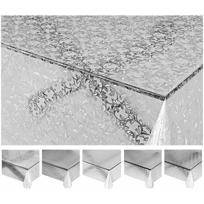 Tovaglia Cerata D-c-fix Manhattan Dalinia Arabesco - PVC Antimacchia E Impermeabile, 130x160 Cm, Per Interni Ed Esterni, Facile Da Pulire