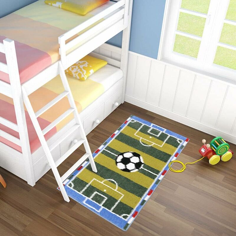 Tappeto da campo da calcio per camera dei bambini tappetino morbido in  microfibra tappeto grande per bambini tappetino da gioco lavabile per la  cameretta dei bambini tappeto per ragazzi - AliExpress