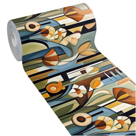 Tappeto Cucina Antimacchia Passatoia Pvc Stampa Digitale Morbido Moderno Antiscivolo Dis E - 51x100 cm