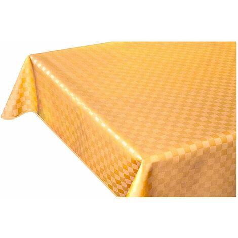 Soleil d'ocre Tovaglia Antimacchia, Verde Limone, 140 x 240 cm