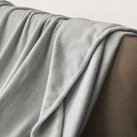 Kanguru, coperta matrimoniale Snoopy, coperta pile, microfibra per letto  matrimoniale effetto coperta morbida pelosa, calda e morbida, plaid  matrimoniale grigio 230x230 cm