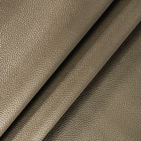 Ecopelle Lucida Metallizzata Similpelle Rivestimento Pelle Sintetica Arredamento Grigio - 140x600 cm