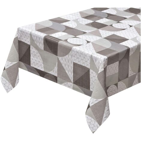 Casatessile Tovaglia plastificata Rettangolare o Quadrata h 140 cm. al Metro Fantasy Cerata Antimacchia in PVC. - VAR. 8, 6 posti 140x180 cm