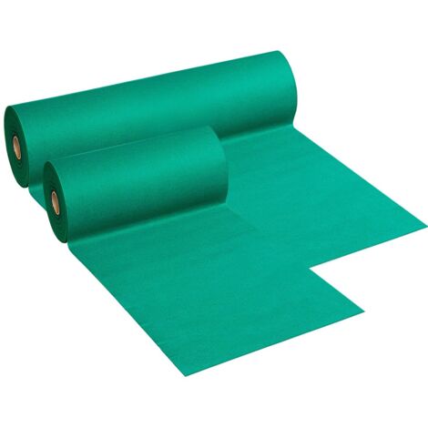 Tappeto Moquette Verde Antiscivolo Passatoia Evento Fiere Corridoio Negozio Marciapiede - 100x800 Cm