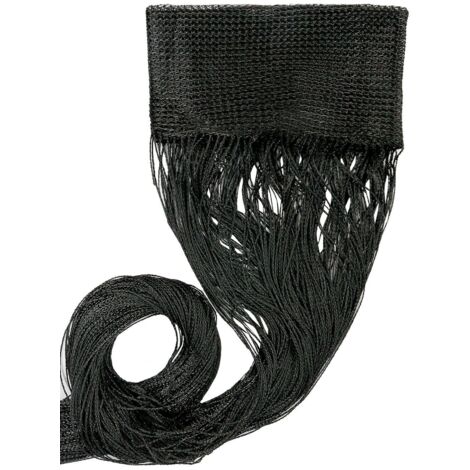 Tenda a Fili Elegante Per Porte Finestre Pannello Divisorio Camere Stanze Ambienti Nero - 140x290 Cm