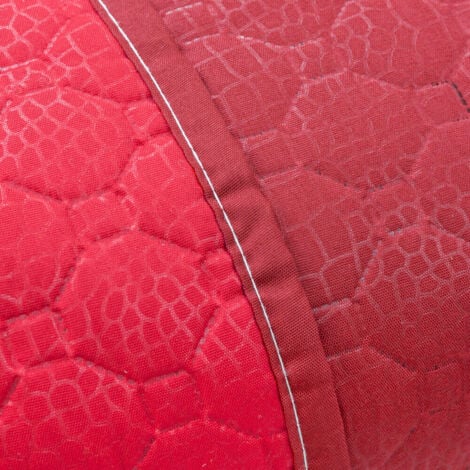 Trapuntino Copriletto Double Face Mezza Stagione Coperta Trapunta Leggera Bordeaux - 1 Piazza 150x255