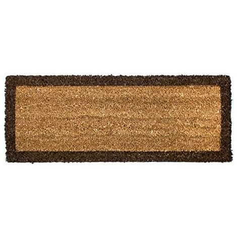 Zerbino Cocco Naturale Salvagradino Porta Ingresso Casa Antiscivolo Marrone - 27x70 cm