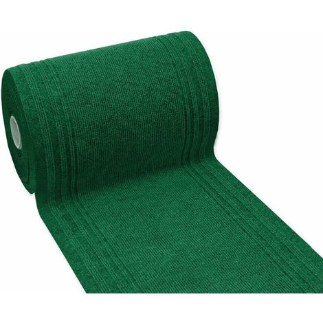 Tappeto Passatoia Antiscivolo Cucina Interno Esterno Corridoio Scala Assorbente Verde - 67x600 cm