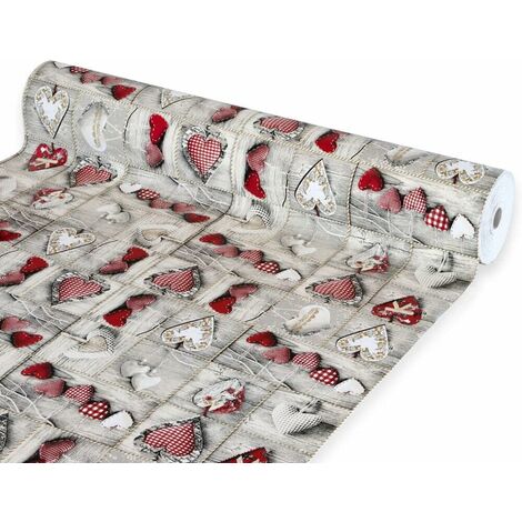 Proteggi Tavolo Morbido Tovaglia Antiurto Antimacchia Copritavolo Mollettone Fantasia N - 140x500 cm