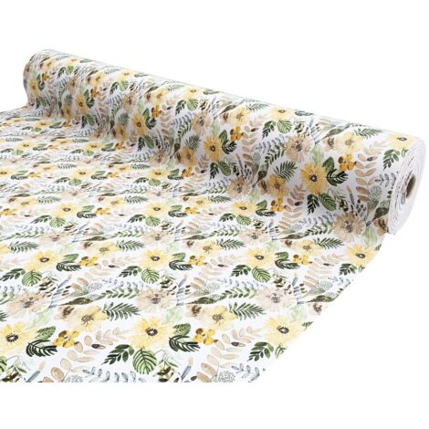 Proteggi Tavolo Morbido Tovaglia Antiurto Antimacchia Copritavolo Mollettone Fantasia P - 140x300 cm