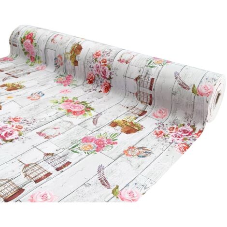 Proteggi Tavolo Morbido Tovaglia Antiurto Antimacchia Copritavolo Mollettone Fantasia R - 140x50 cm