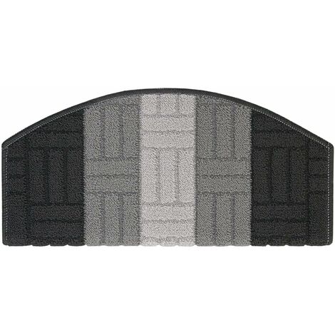 Tappeto Coprigradino 3D Emmevi - Antiscivolo, Semiluna, Grigio - Foto 7