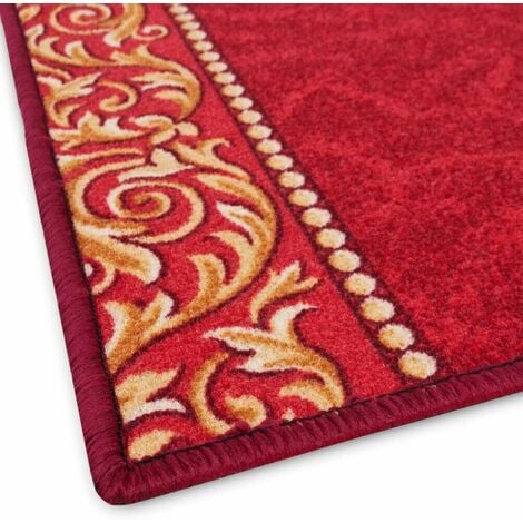 TAPISO Bali Passatoia Corridoio Scalinata Classico Rosso Beige