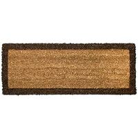 Zerbino Cocco Naturale Salvagradino Porta Ingresso Casa Antiscivolo Marrone - 27x70 cm