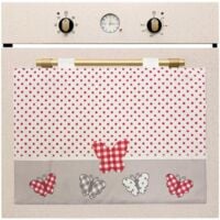 emmevi Copriforno Morbido Shabby Chic Cuori Passanti Tessuto Chiusura  Velcro Copri Forno Cucina MOD.COPRIFORNO Shabby Chic (B) : : Casa  e cucina