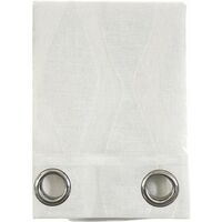 Tende Porta Finestra Con Brillantini Coppia 140x280 Interno Moderna mod.TENDA_STRASS 2 CONF BIANCO 
