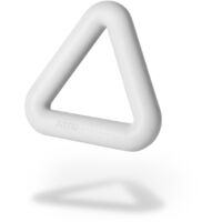 Kettlebell da 3,2 kg con impugnatura ergonomica in acciaio e morbido silicone bianco per sessioni di forza e cardio FITFIU by Patry Jordan