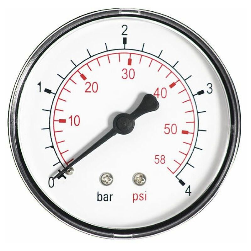 Manomètre sec Radial 0 - 6 bars 1/4 - La Bonne Pompe