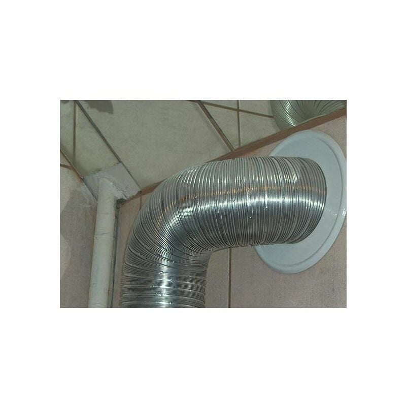 Tuyau de ventilation flexible Ø80 mm, longueur 5m 1 couche, acier