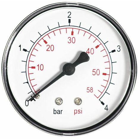 Manomètre de pression pour Recharge de réfrigérant, 1/4 psi, 12.5