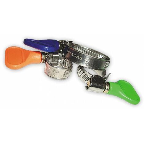 Assortiment 10 x Colliers de serrage jubilé clip Tuyau clip en acier inoxydable 18 mm 20 mm 23 mm 