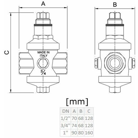 Soupape De Sécurité 1" Femelle - Pression Max 1,5 Bar - Température -20°C à +160°C - EPDM