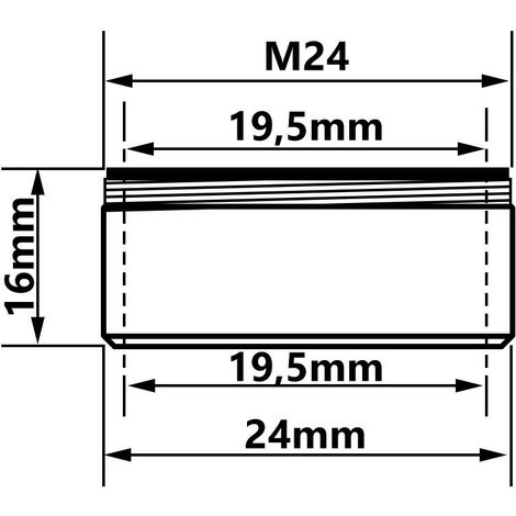 24mm Masculin Or Robinet Salle de Bains Économie D'eau Aérateur