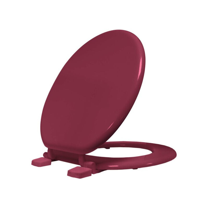 Abattant WC MDF Uni 37x45,5 Cm Couleur Sauge - Avec Frein De Chute - Marque Douceur D'Intérieur - Pour Salle De Bain - 8
