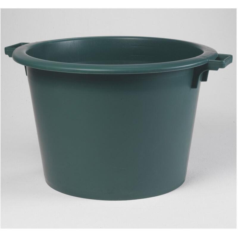 KADAX Bassine ronde en plastique profonde et robuste - Grand bac idéal pour la salle de bain, la