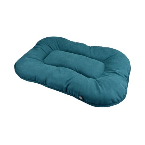 Coussin flocon en microfibre - Bleu canard - L 87 x l 64 cm - Gamme Softy - Livraison gratuite (1/3)
