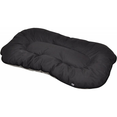 Coussin flocon réversible pour animaux - Noir / Gris - L 117 x l 72 cm - Livraison gratuite (1/5)
