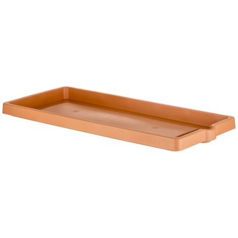 Soucoupe pour jardinière "Legno" - Terracotta - 56 x 24 cm - Livraison gratuite (1/2)