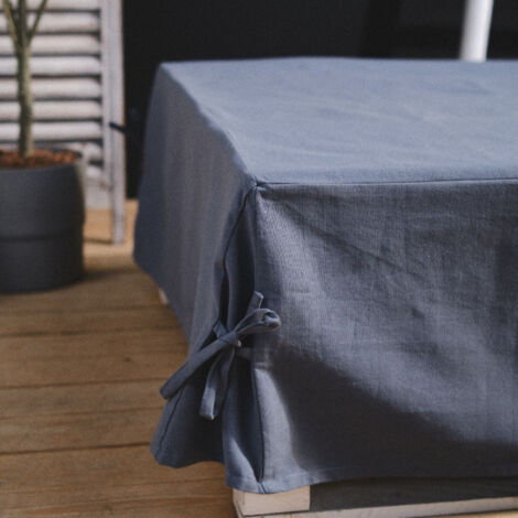 TODAY Housse D'Extérieur Pour Palette En Coton Spirit Garden - Jaune - L 120 X P 80 X H 30 Cm