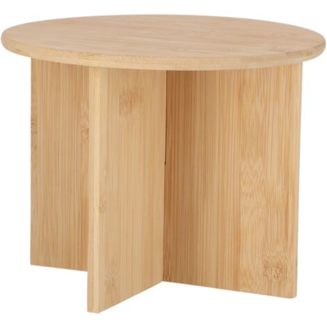 Support pour plantes en bambou - Beige - D 25 x H 19,5 cm - Livraison gratuite (1/5)