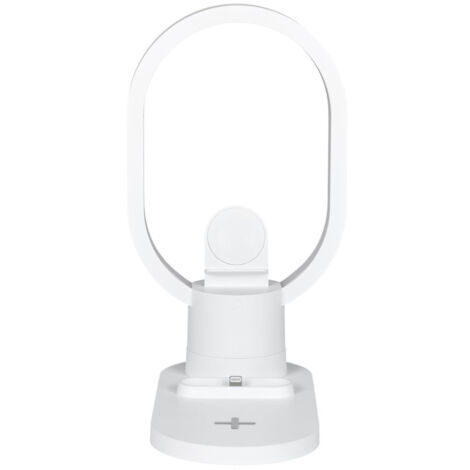 Lampe - HOME DECO FACTORY - LED - Chargeur Induction - Blanc (1/5)